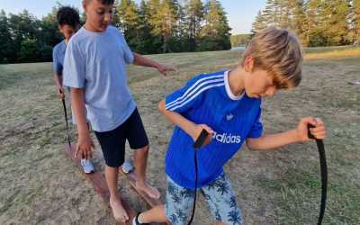 Obóz młodzieżowy, Piecki - kolonia "Mazurski Mixer" Mazurskie Chaty, 10 dni 10-14 lat